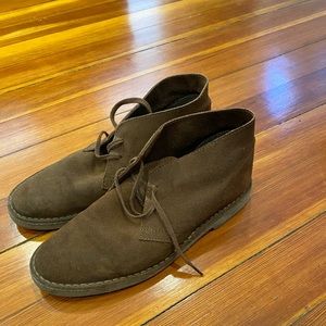 J Crew Brown Suede Desert Boots - Size 9 1/2 Men’s